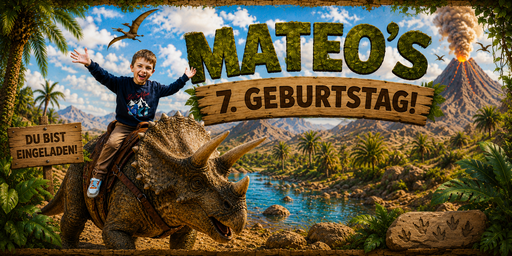 Mateos Dino-Geburtstag